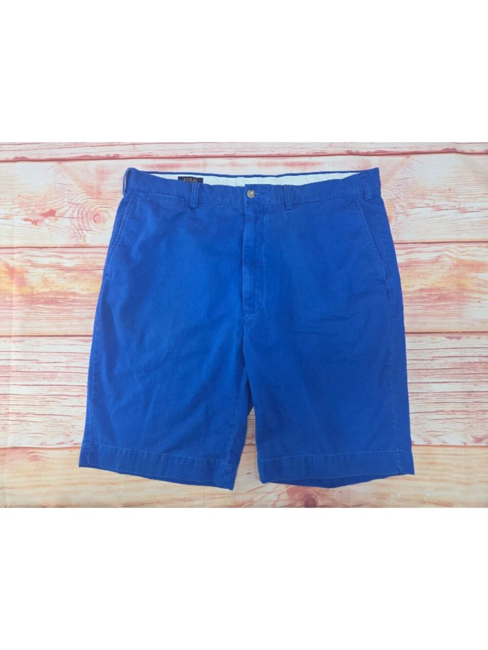 Polo Ralph Lauren Mens Blue Chino Shorts 40 Tall